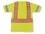 Lime 100% Polyester Traffic Safety T-Shirt