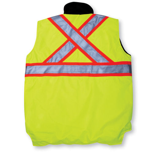 Lime Reversible Safety Vest