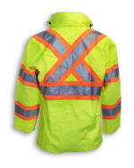 Lime Green 300 Denier Polyester Rain Jacket