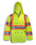 Lime Green 300 Denier Polyester Rain Jacket