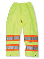 Lime Green 300 Denier Polyester Rain Pant