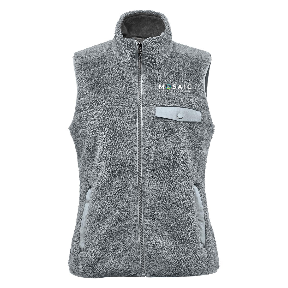 Women's Columbia Fleece Vest (Dark Gray)